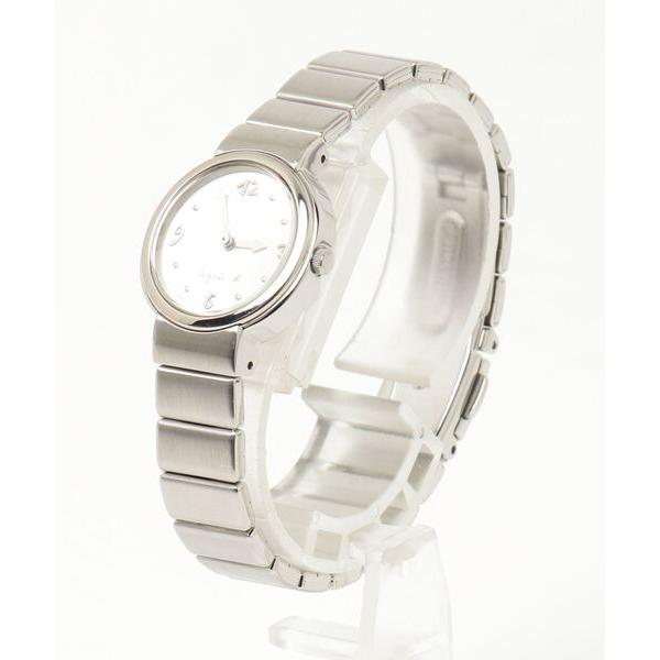 「agnes b.」 腕時計 - シルバー レディース