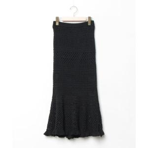 「MODE ROBE」 ニットスカート FREE ブラック レディース