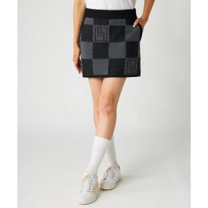 スカート 「Loudmouth:ラウドマウス」レディースニットスカート　ゴルフ