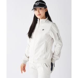 ブルゾン アウター 「FILA GOLF:フィラゴルフ」レディースキルトボンディングジャケット　防風・保温・ストレッチ　ゴルフ レディース
