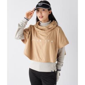 ポンチョ 「FILA GOLF:フィラゴルフ」レディース防寒ポンチョ　ゴルフ レディース