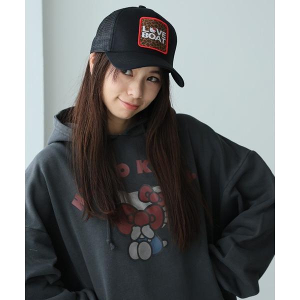 キャップ 帽子 LOVEBOAT×KITTY アメリカBOXLOGOキャップ レディース メンズ