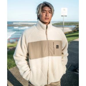 ブルゾン アウター BOA JACKET /クイックシルバーモコモコボアブルゾン メンズ