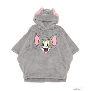 パーカー 「公式」トムとジェリー　両面ボアパーカ レディース