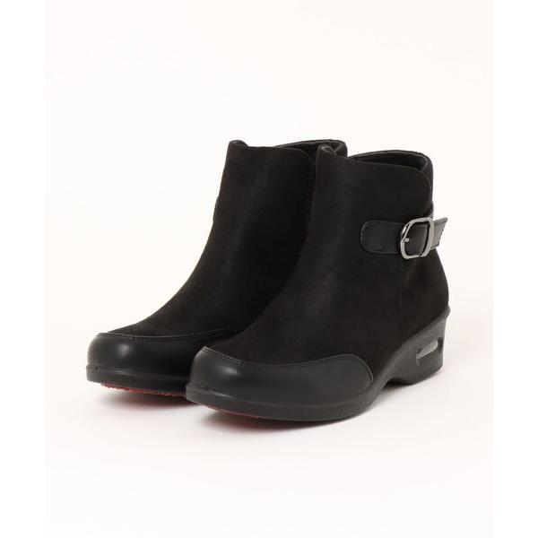 ブーツ Recious Lab リシャスラボ レディース ベルト付きショートブーツ「防水/滑りにくい...