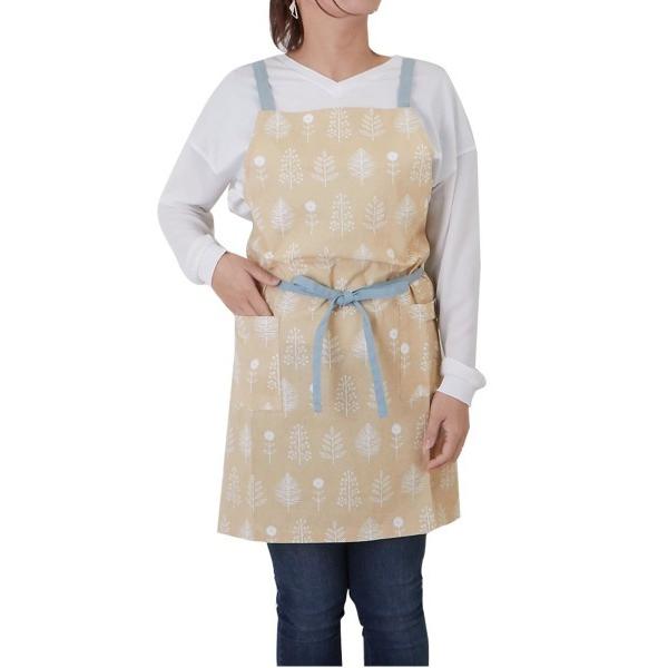 エプロン habituel 前結び デイリー エプロン