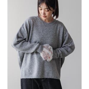 ニット セーター スパンコールドルマンニットリブ レディースの商品画像