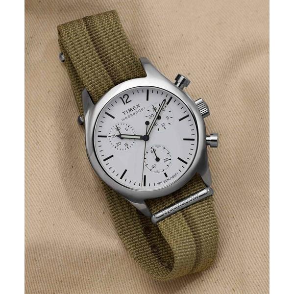 腕時計 TIMEX/タイメックス ウィークエンダー ニューイングランド クロノグラフ 腕時計 TX-...