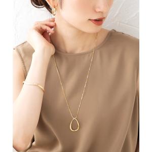 ネックレス “ひねり”の効いたドロップフレームのロングネックレス レディース｜ZOZOTOWN Yahoo!店