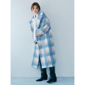 コート チェスターコート シャギーロングコート レディース
