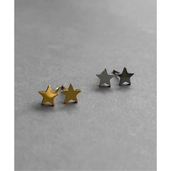 ピアス 金属アレルギー対応　シンプルスターピアス レディース メンズ