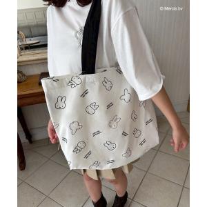 トートバッグ miffy バイカラーBIGトートバッグ レディース