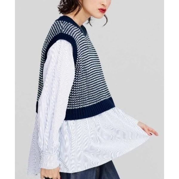 チュニック リブ　イン　コンフォート　すぽっと着るだけでコーデが完成！着心地らくちんシャツドッキング...