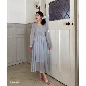 MIIA（ミーア） ワンピース サイドスリットロングパーカーワンピース