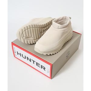 ブーツ HUNTER ユニセックス トラベル フロー スエード トレーナー ショートブーツ レディース
