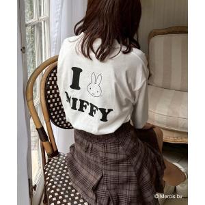 tシャツ miffy バックプリントTシャツ (とんがり耳) レディース