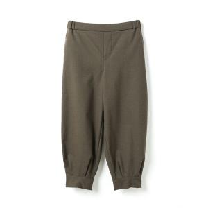 パンツ mizuiro ind タックヘムパンツ レディース
