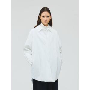 コート アウター mizuiro ind ワイドパディングシャツジャケット レディース