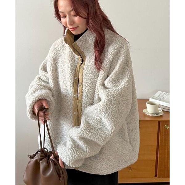 ブルゾン アウター 「ユニセックス」ボアリバーシブルブルゾン レディース メンズ