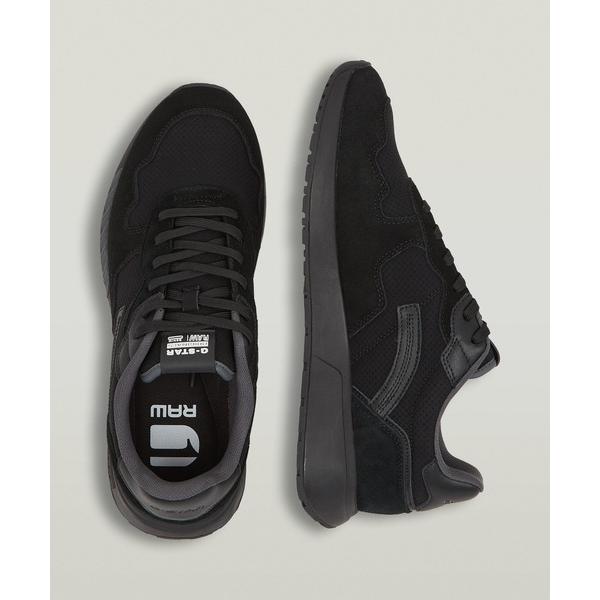 スニーカー AVER TNL SNEAKERS/レザーナイロンミックスロゴローカットスニーカー メン...