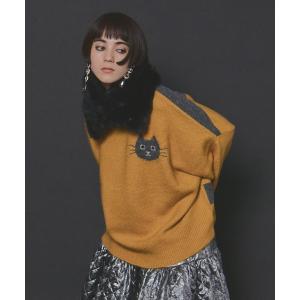 ニット セーター CATボーダーニット レディース メンズ