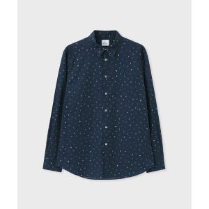 PS Paul Smith シャツ “Sports Stripe Zebra” ワンポイント 長袖シャツ