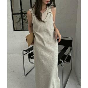 「WILLFULLY」 ノースリーブワンピース FREE オートミール レディース