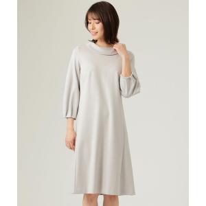 「TO BE CHIC」 長袖ワンピース 40 ベージュ レディース