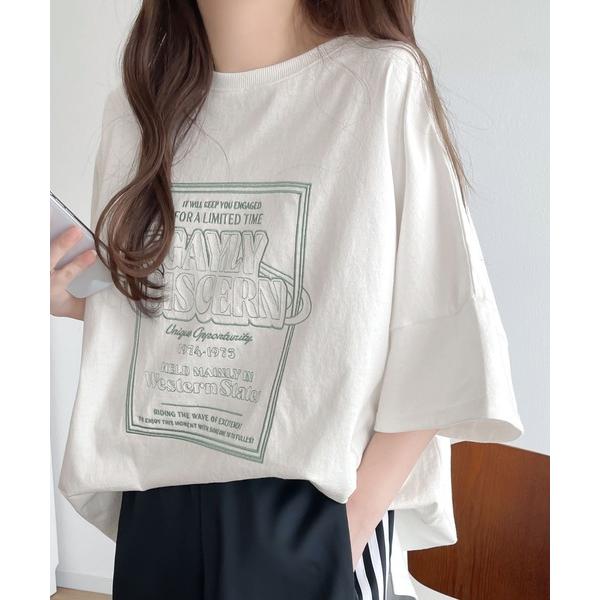 「Java」 半袖Tシャツ MEDIUM ホワイト レディース