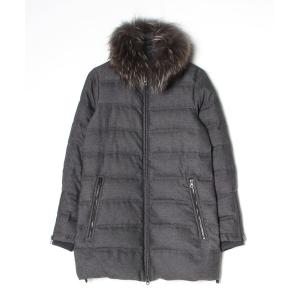 「DUVETICA」 ダウンコート 42 グレー レディース