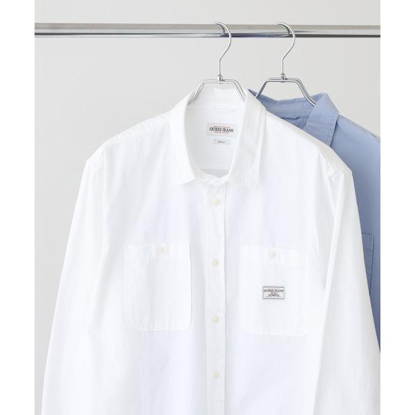 シャツ GUESS JEANS GJ SS REG POCKET SHIRT ゲス ダブル胸ポケット...