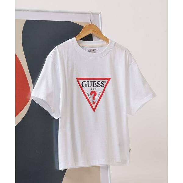tシャツ 半袖 GUESS JEANS GJ SS CN BOXY ICONIC TEE ゲス クロ...