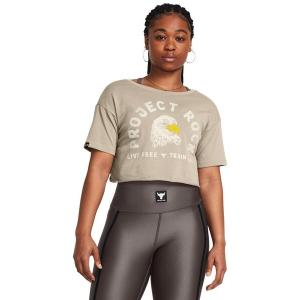tシャツ 半袖 UAプロジェクトロック グラフィック Tシャツ（トレーニング/レディース） レディース