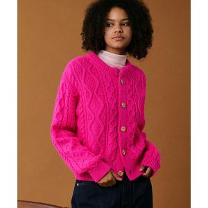 カーディガン James Charlotte | ウール アランニットカーディガン WOMEN レディース