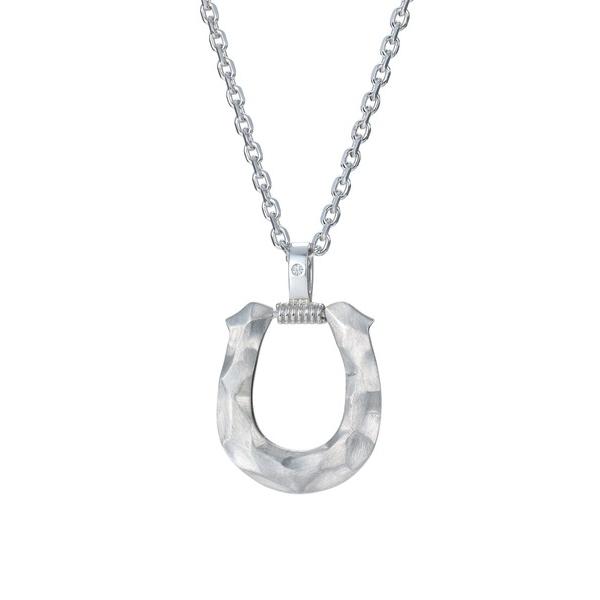 ネックレス “for Gift”クラフトテクスチャーホースシューネックレス/シルバー925「LION...