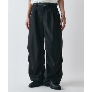 Lui's（ルイス） ワイドパンツ スラックス アクティブカーブパンツ