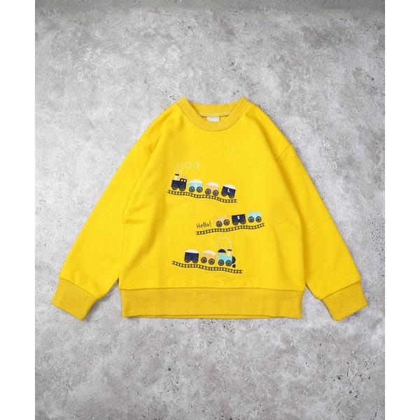 トレーナー Hello！トレインプリントトレーナー キッズ 子供服 男の子 女の子