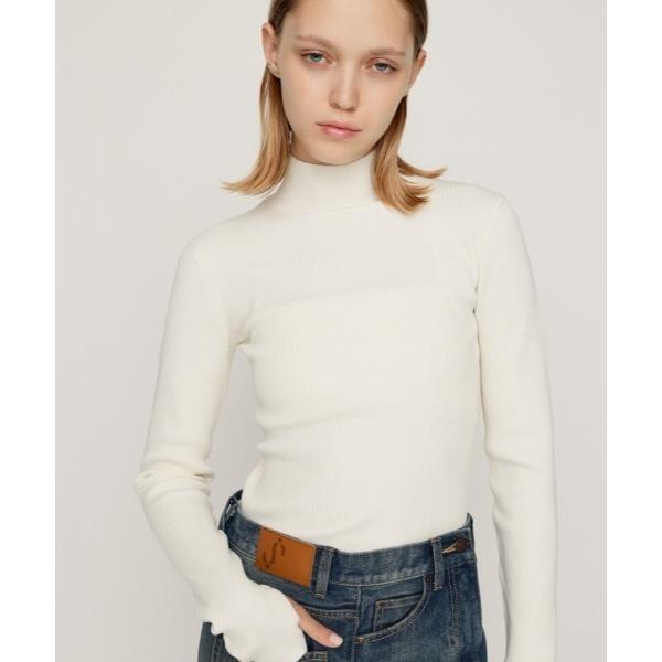 ニット セーター 「2サイズ展開」BASIC HG RIB H/N TOPS ベーシック ハイゲージ...