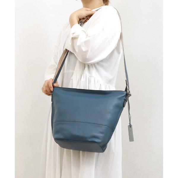 ショルダーバッグ バッグ アトランタ ATLANTA / やぎ革軽量バケツ型ショルダー レディース