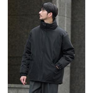 ブルゾン アウター ウォッシャブル撥水スタンドネックパフブルゾン メンズ