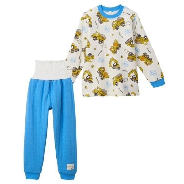 パジャマ ソフトキルト　長袖　腹巻付きパジャマ キッズ 子供 男の子 女の子