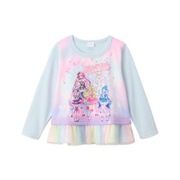 トレーナー  「キミとアイドルプリキュア♪」スウェットトレーナー キッズ 子供服 女の子