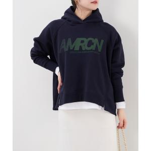 パーカー 15th ANNIVERSARY 「AMERICANA×MICA＆DEAL」ロゴフードパーカー レディース