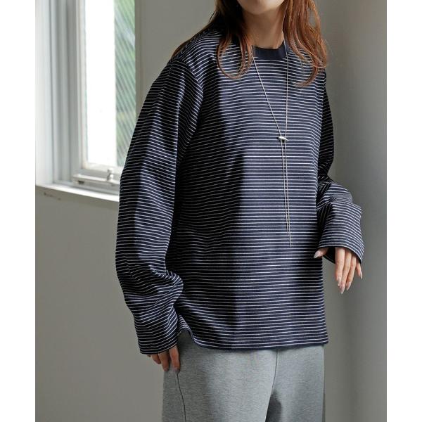 tシャツ ボーダーカットソー レディース