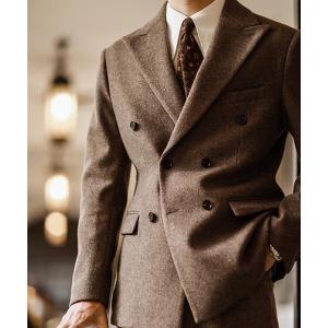 セットアップ 「Cloudstyle」セットアップ ダブルブレスト６ボタンジャケット＆パンツスーツ 2点セット メンズ