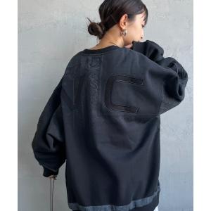 トレーナー スウェット 「WEB限定」「RVCA/ルーカ」 FADE BACK SIDE ARCH RVCA バックロゴ クルーネックスウェット レデ