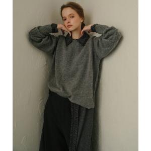 ニット セーター Vネックニットプルオーバー / V-Neck Knit Pullover レディース