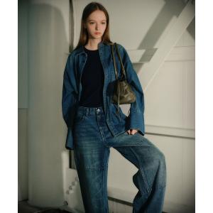ブラウス シャツ デニムオーバーサイズシャツ / Denim Oversized Shirt レディース