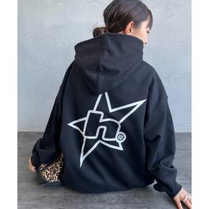 パーカー 「HUF/ハフ」 H STAR LOGO バックプリント スウェットパーカー レディース メンズ