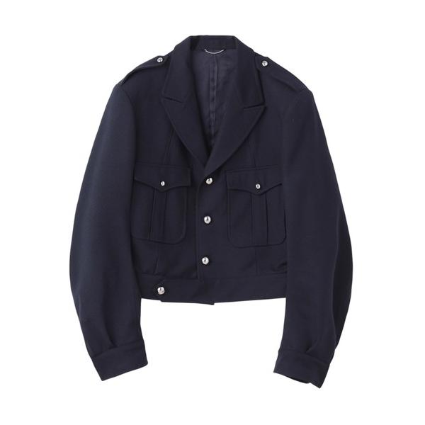 ミリタリージャケット モッズコート WOOL BARATHEA MASSIVE ROUNDED SL...
